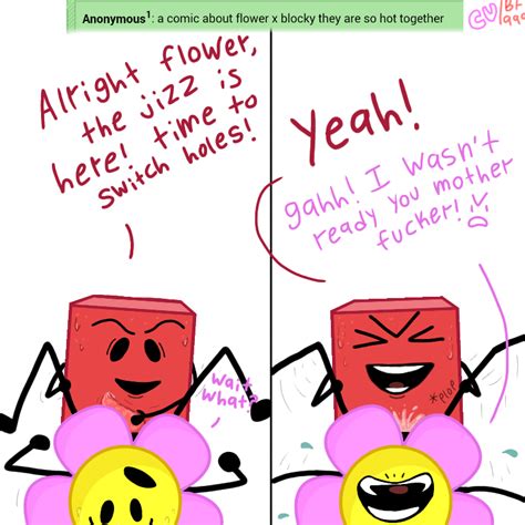 I lied, having to discover so much head/non canon art work throughout deviant art, I think these pieces of art work shipping BFB characters is hilarious, cute, and adorable. . Bfdi porn